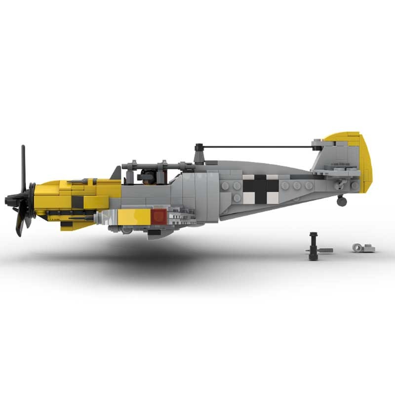 MILITARY MOC 89819 BF 109 Fighter MOCBRICKLAND 5 1