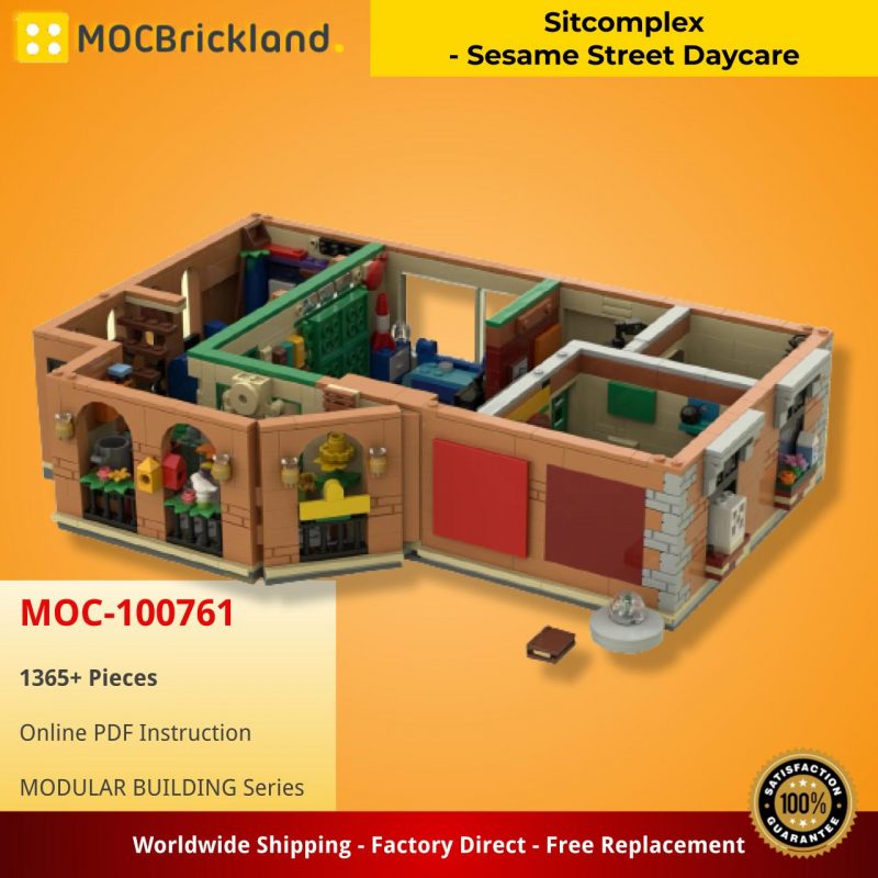 MOCBRICKLAND MOC 100761 Sitcomplex Sesame Street Daycare 2 800x800 1