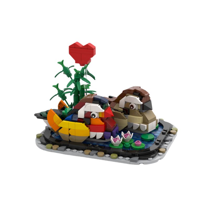 MOCBRICKLAND MOC 100857 Yuanyang for Valentine‘s Day 1 800x800 1