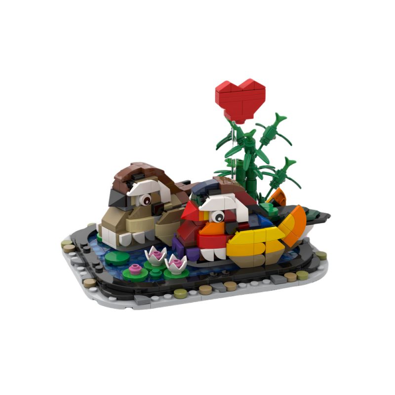MOCBRICKLAND MOC 100857 Yuanyang for Valentine‘s Day 2 800x800 1