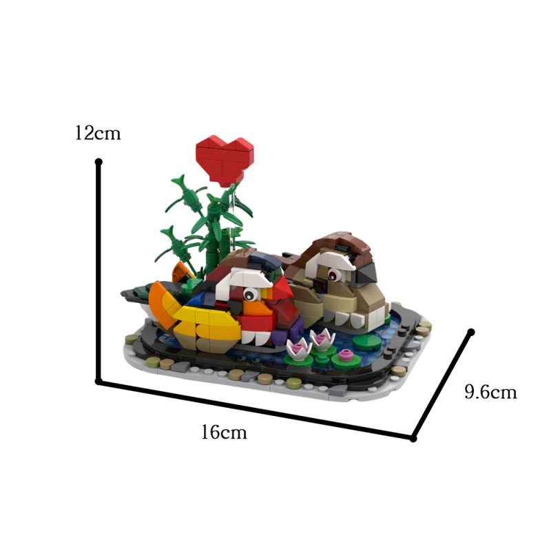 MOCBRICKLAND MOC 100857 Yuanyang for Valentine‘s Day 5 800x800 1