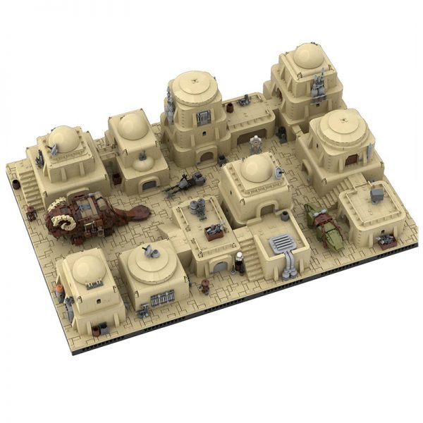 MOCBRICKLAND MOC 102135 Tatooine Mos Eisley Modular Desert City 5