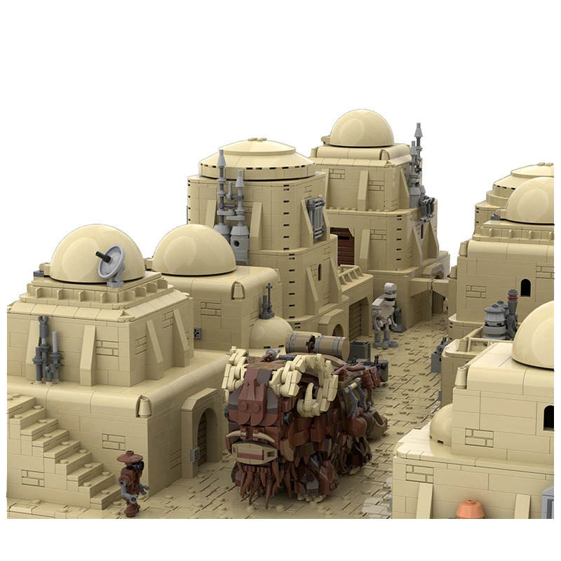 MOCBRICKLAND MOC 102135 Tatooine Mos Eisley Modular Desert City 7 1