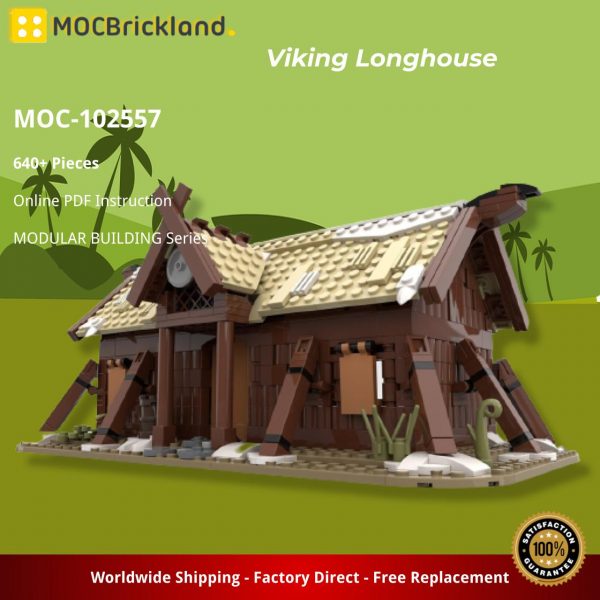 MOCBRICKLAND MOC 102557 Viking Longhouse 2