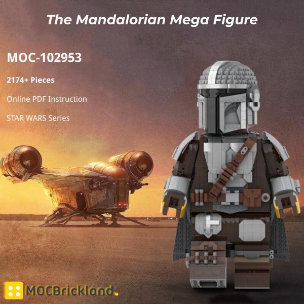 MOCBRICKLAND MOC 102953 The Mandalorian Mega Figure 2