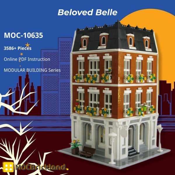 MOCBRICKLAND MOC 10635 Beloved Belle 2