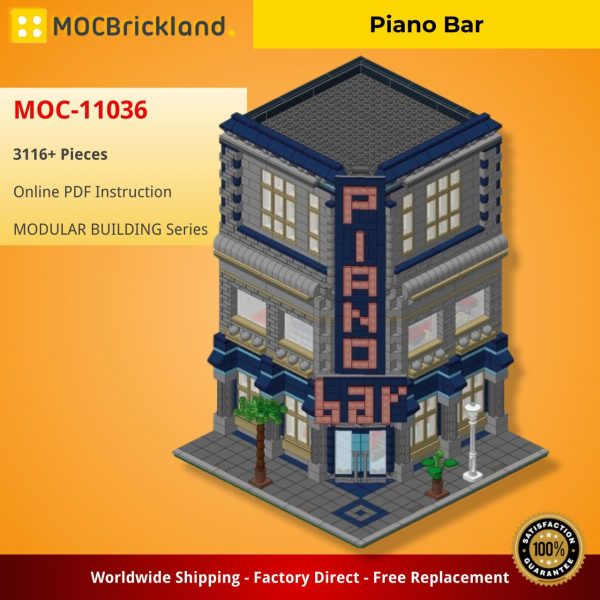 MOCBRICKLAND MOC 11036 Piano Bar 2
