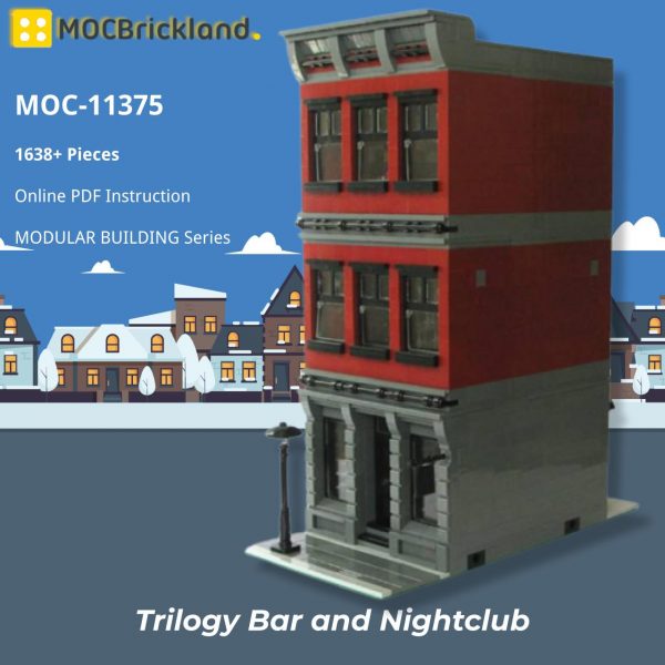 MOCBRICKLAND MOC 11375 Trilogy Bar and Nightclub 2