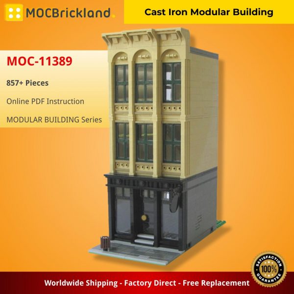 MOCBRICKLAND MOC 11389 Cast Iron Modular Building 2