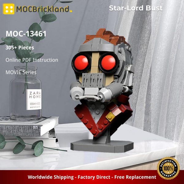 MOCBRICKLAND MOC 13461 Star Lord Bust 2