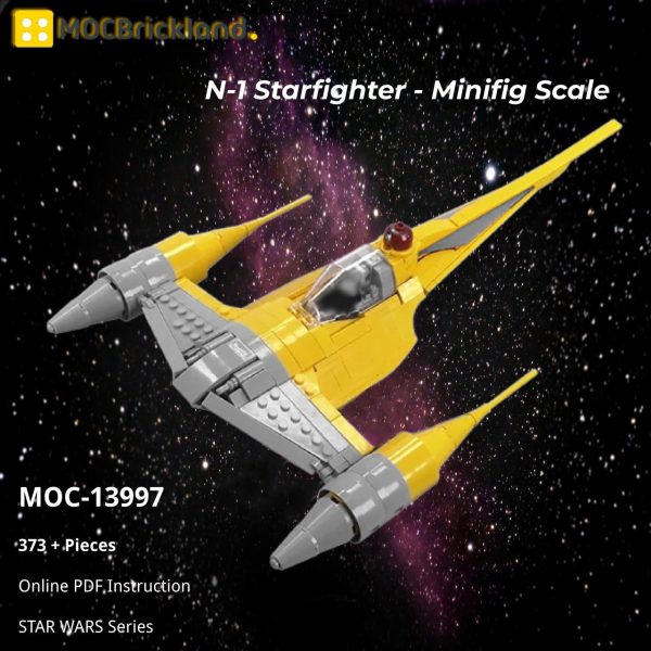 MOCBRICKLAND MOC 13997 N 1 Starfighter Minifig Scale 1 1