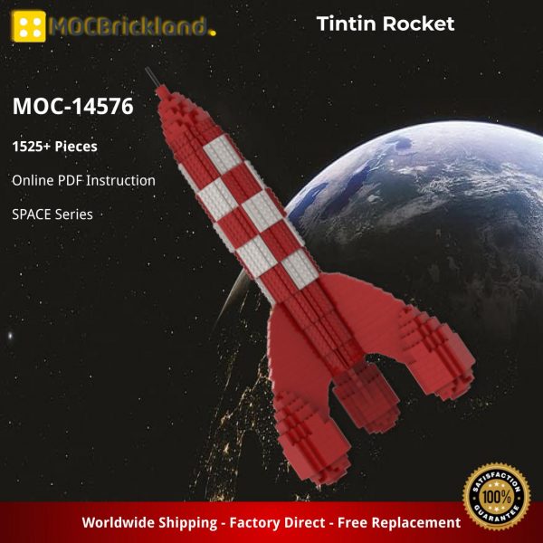 MOCBRICKLAND MOC 14576 Tintin Rocket 2