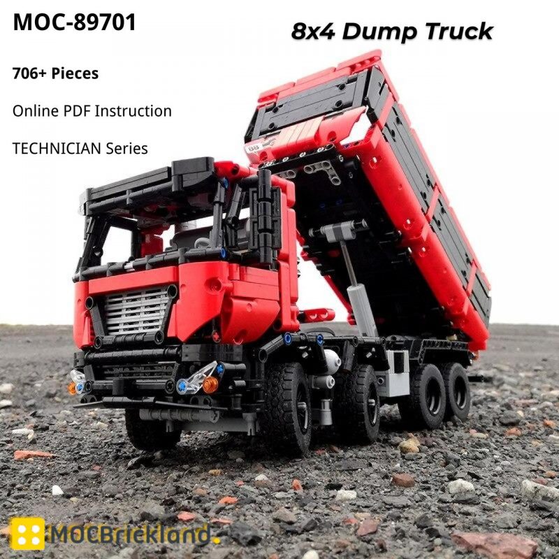 MOCBRICKLAND MOC-19929 8x4 Dump Truck