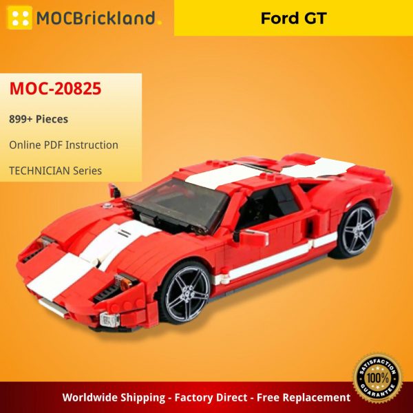 MOCBRICKLAND MOC 20825 Ford GT 5