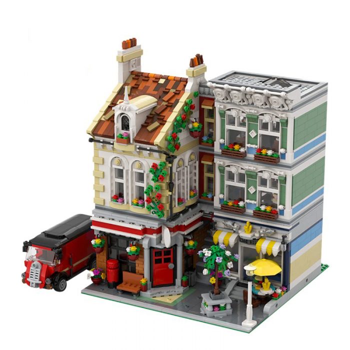 Modular Buildings MOC-22101 Brick Square Post Office MOCBRICKLAND ...