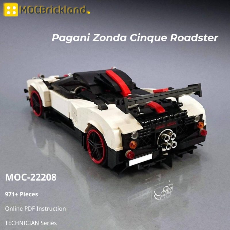 MOCBRICKLAND MOC 22208 Pagani Zonda Cinque Roadster 2 800x800 1