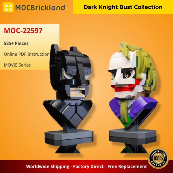 MOCBRICKLAND MOC 22597 Dark Knight Bust Collection 3