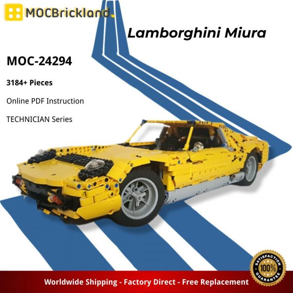 MOCBRICKLAND MOC 24294 Lamborghini Miura 2