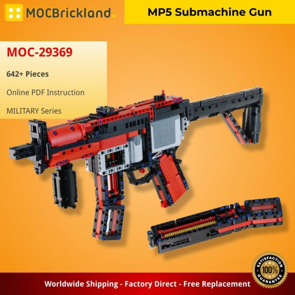 MOCBRICKLAND MOC 29369 MP5 Submachine Gun 5