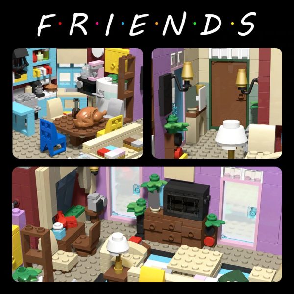 MOCBRICKLAND MOC 29532 Friends The Television Series Monicas Apartme 4