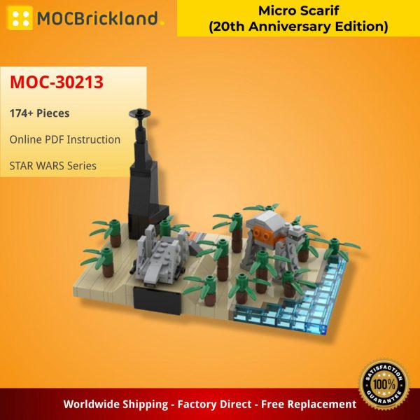 MOCBRICKLAND MOC 30213 Micro Scarif 20th Anniversary Edition 2