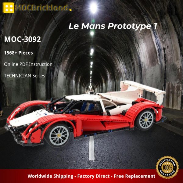 MOCBRICKLAND MOC 3092 Le Mans Prototype 1 3