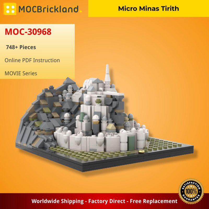 MOCBRICKLAND MOC 30968 Micro Minas Tirith 2 800x800 1