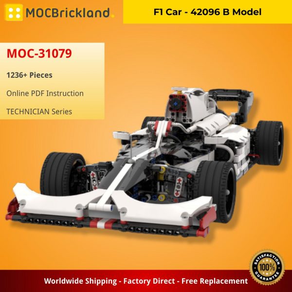 MOCBRICKLAND MOC 31079 2019 F1 Car 42096 B Model 2
