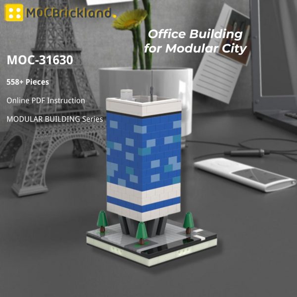 MOCBRICKLAND MOC 31630 Office Building for Modular City 2
