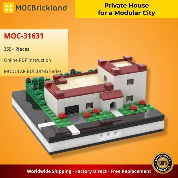 MOCBRICKLAND MOC 31631 Private House for a Modular City 2