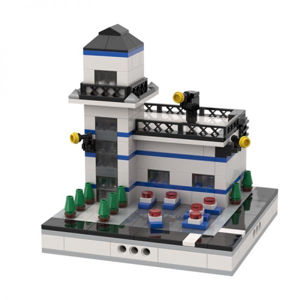 MOCBRICKLAND MOC 32986 Police Station for a Modular City