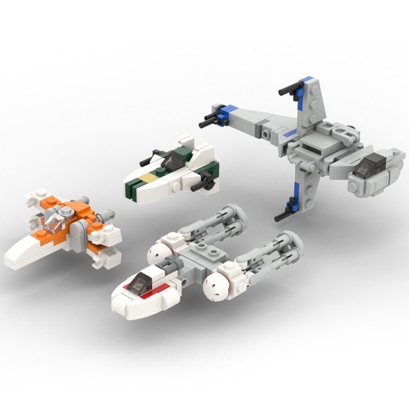 MOCBRICKLAND MOC 33057 Micro Resistance Starfighters 1 800x800 1