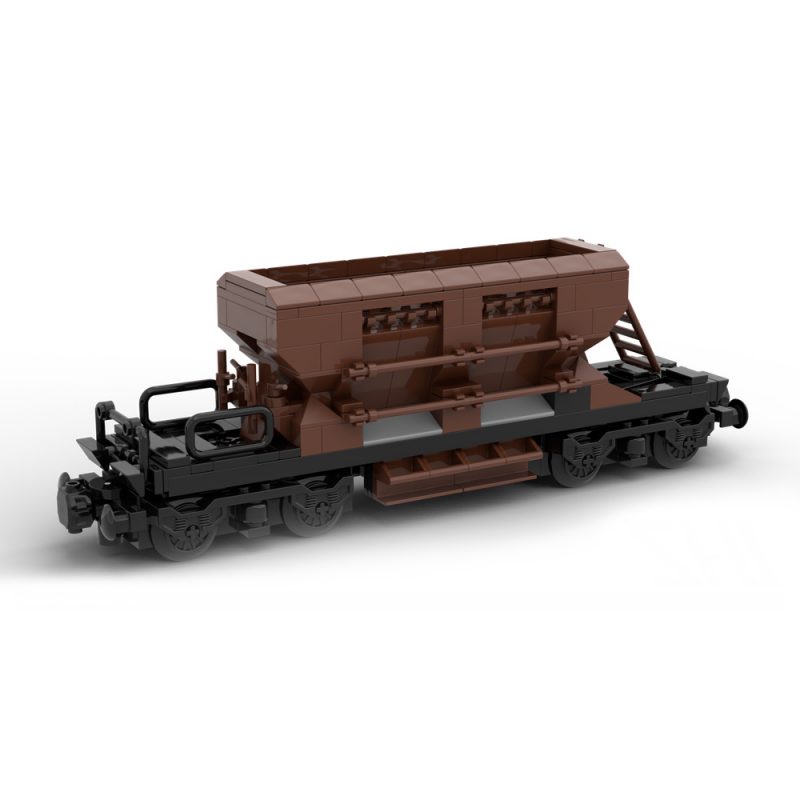 MOCBRICKLAND MOC 35043 Gravel Side Dumper Wagon 1 800x800 1