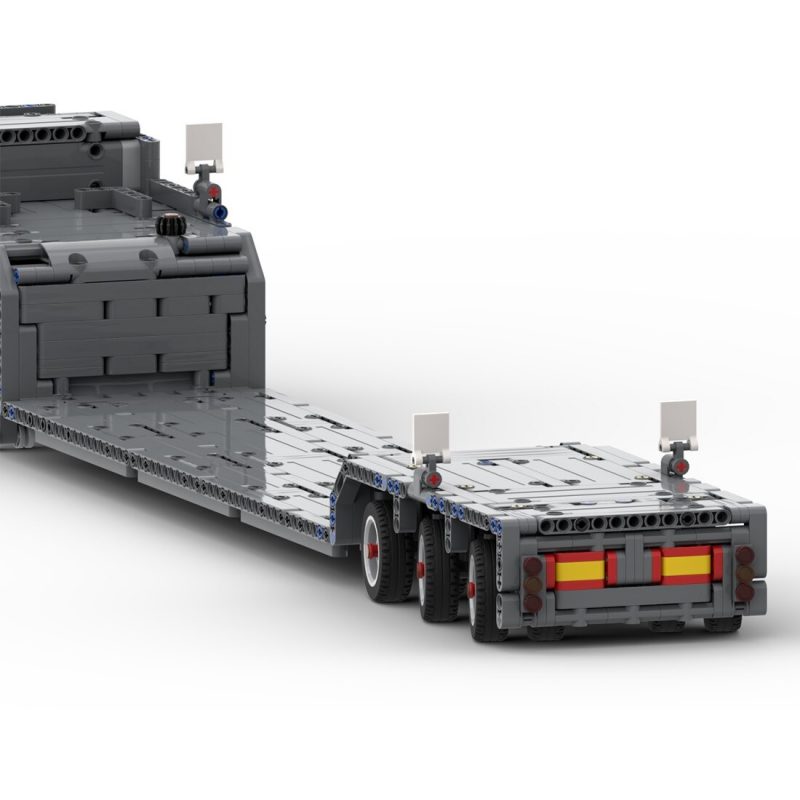 MOCBRICKLAND MOC 35223 Low Loader with Steering Axles for 42078 Mack Anthem 5 800x800 1