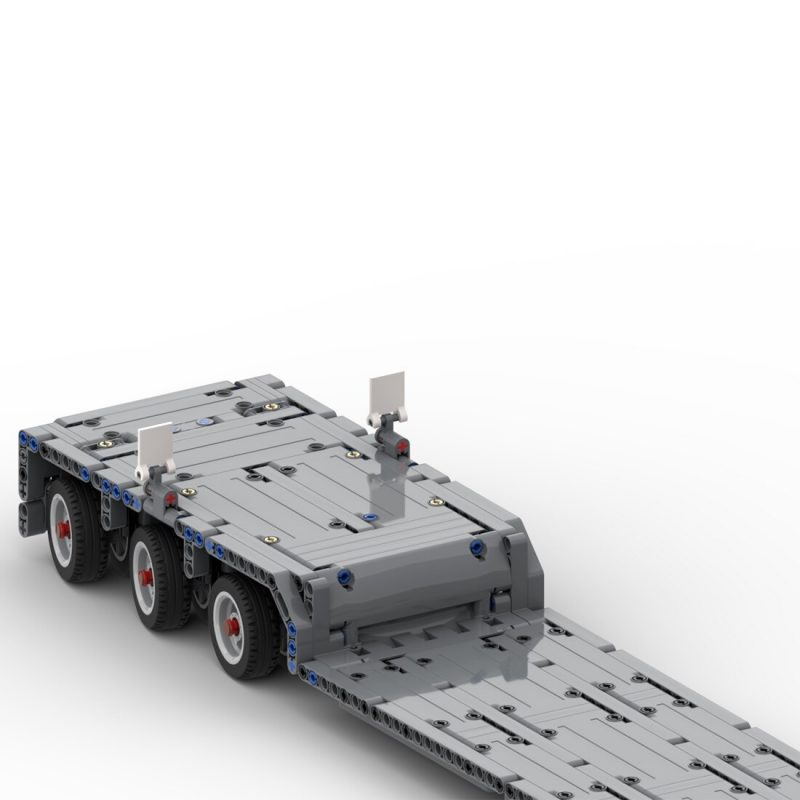 MOCBRICKLAND MOC 35223 Low Loader with Steering Axles for 42078 Mack Anthem 6 800x800 1