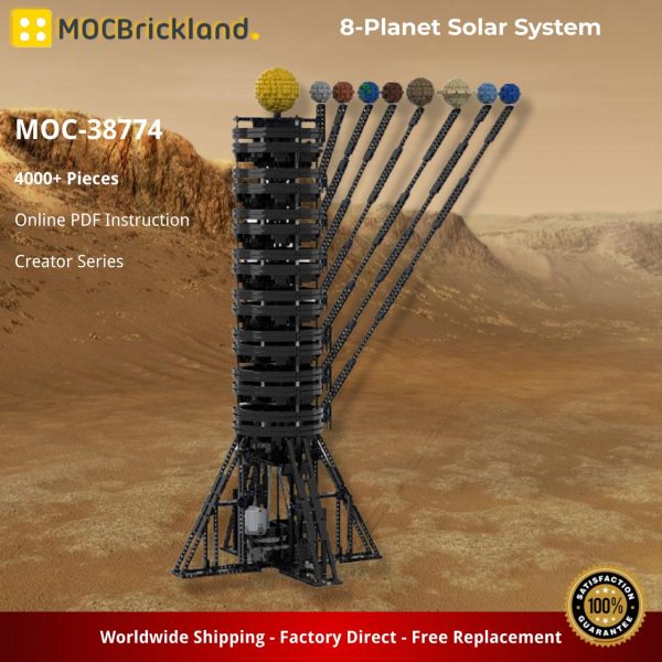 MOCBRICKLAND MOC 38774 8 Planet Solar System 2