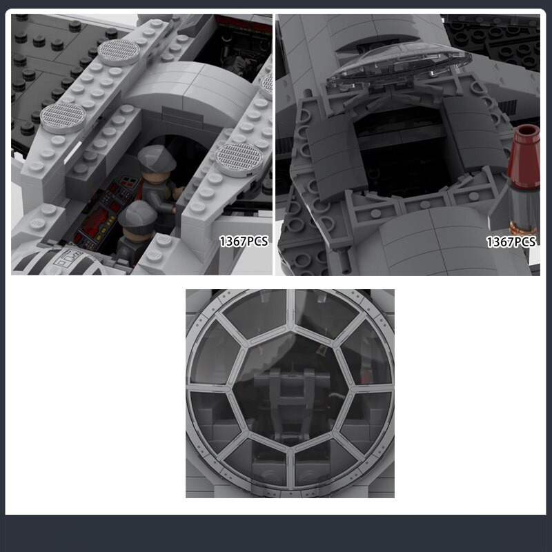 SPACE MOC-39861 TIE Bomber Fortress MOCBRICKLAND 13 MOCBRICKLAND MOC 39861 TIE Bomber Fortress 2 1