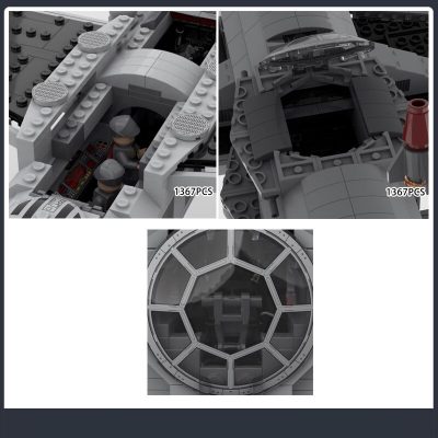 MOCBRICKLAND MOC 39861 TIE Bomber Fortress 2