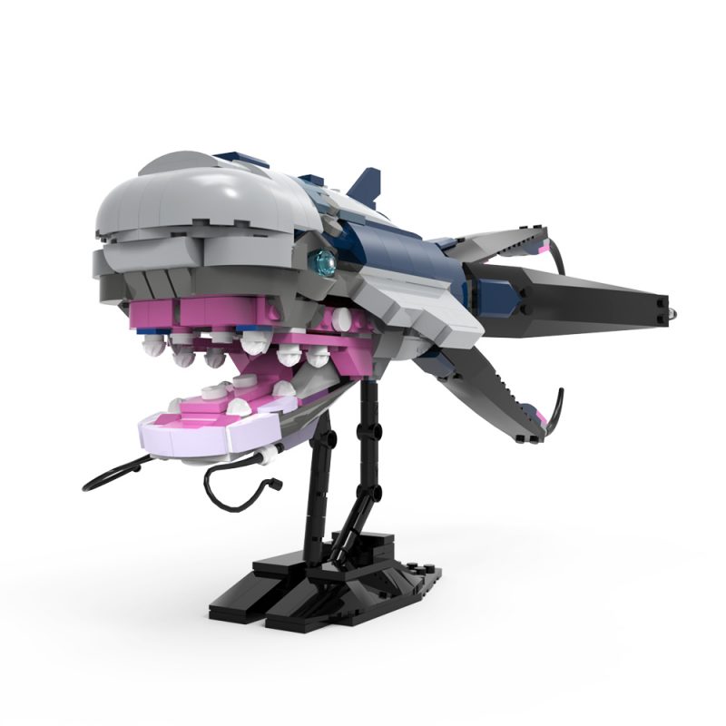 MOCBRICKLAND MOC 40013 Purrgil Hyperspace Whale Minifig Scale 1 800x800 1