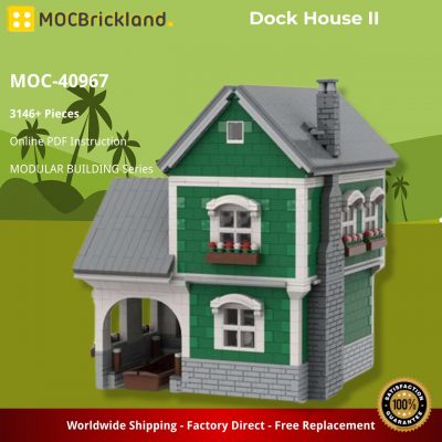 MOCBRICKLAND MOC 40967 Dock House II 2