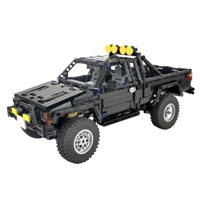 MOCBRICKLAND MOC 43124 Toyota SR5 Xtra Cab 4×4 Pickup Truck Hilux – Back To The Future 1