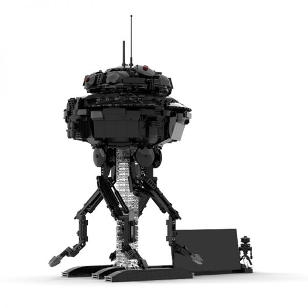 MOCBRICKLAND MOC 43368 Imperial Probe Droid – UCS Scale 4