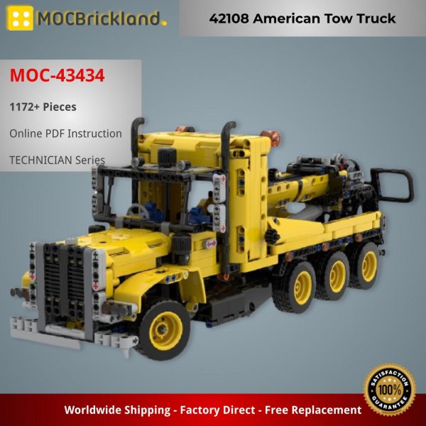 MOCBRICKLAND MOC 43434 42108 American Tow Truck 2