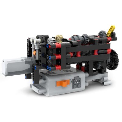 MOCBRICKLAND MOC 45647 4 Speed Gearbox 1