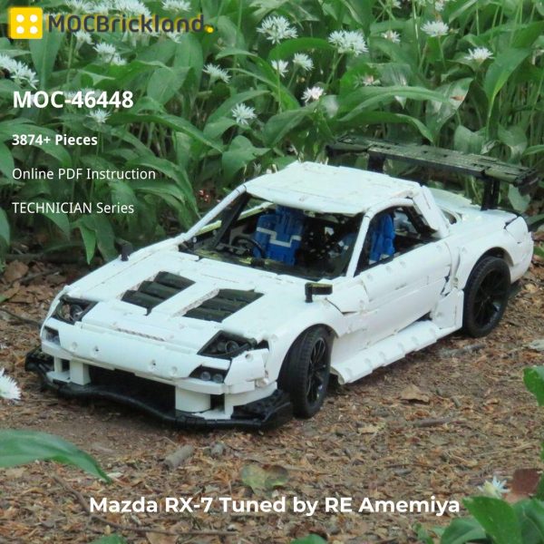 MOCBRICKLAND MOC 46448 Mazda RX 7 Tuned by RE Amemiya