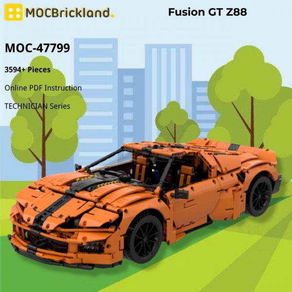MOCBRICKLAND MOC 47799 Fusion GT Z88 2
