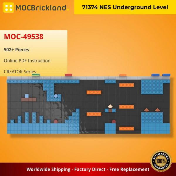 MOCBRICKLAND MOC 49538 71374 NES Underground Level 1