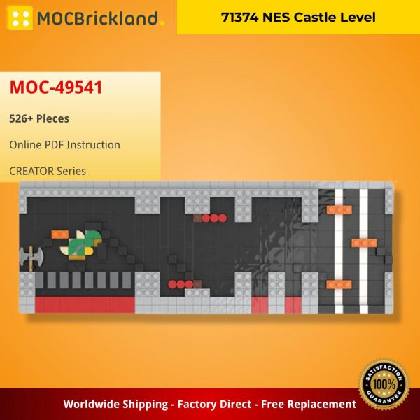 MOCBRICKLAND MOC 49541 71374 NES Castle Level 2