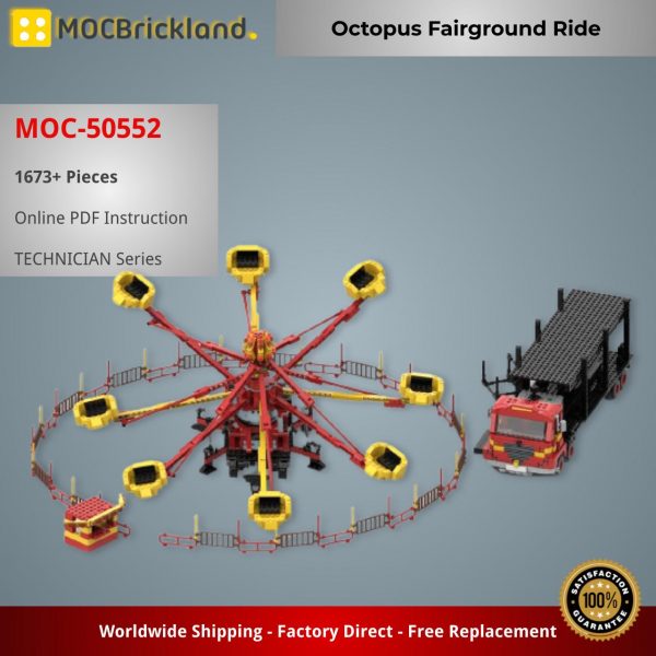 MOCBRICKLAND MOC 50552 Octopus Fairground Ride 5