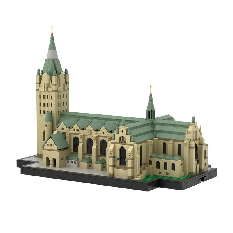 MOCBRICKLAND MOC 54159 Paderborn Cathedral 5 1